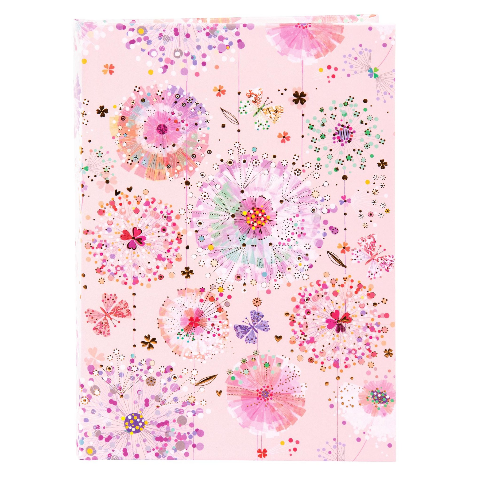 A5 Notebook mit Reliefdruck blanko Turnowsky Art Notizbuch Motiv:Blumen 